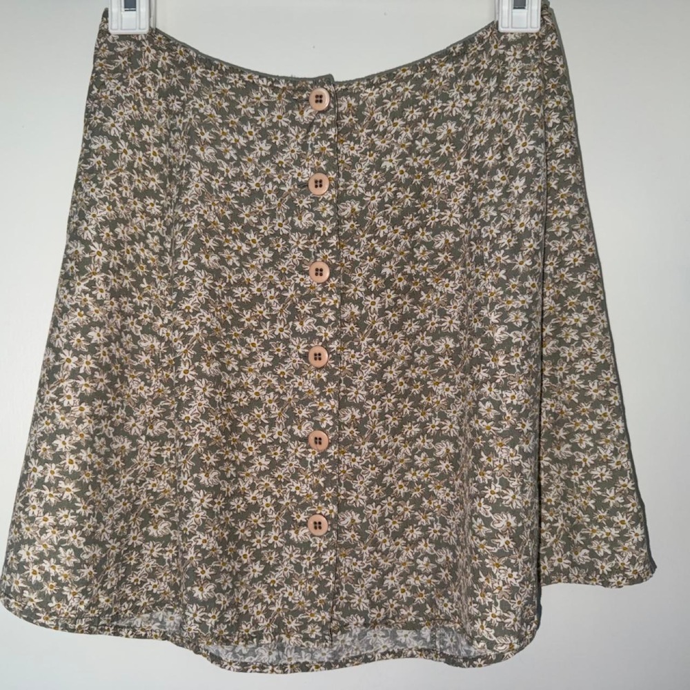 vintage 2000s Express floral mini Boho ditsy skirt